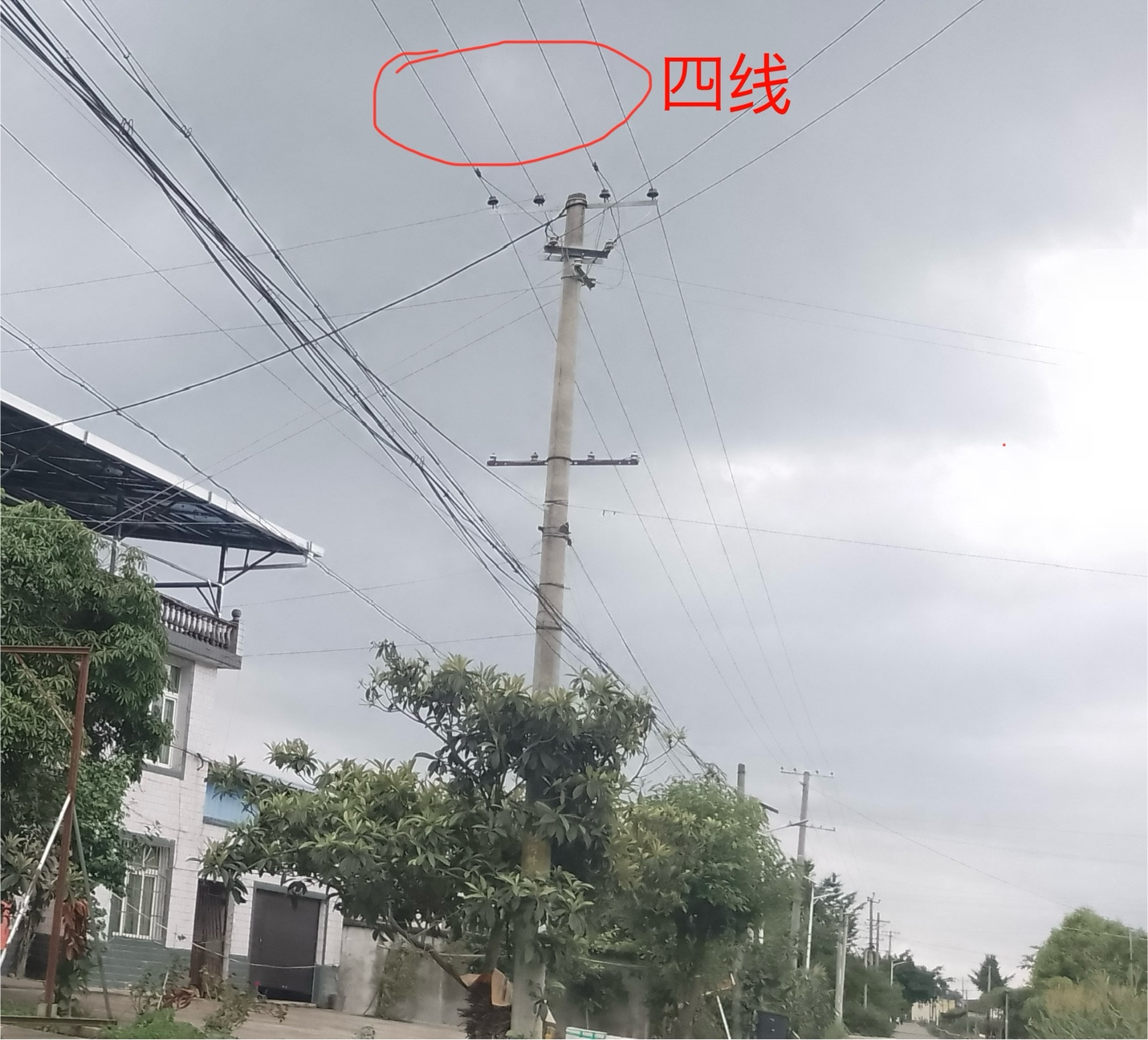 四线